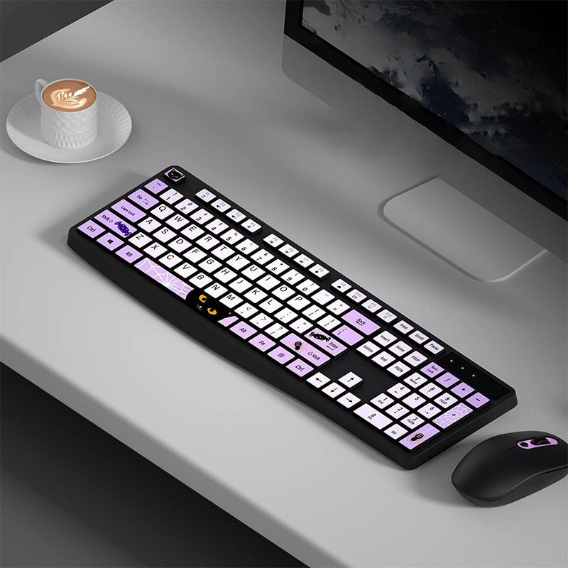 Flexible Quiet All-Purpose Keyboard Mouse Combo