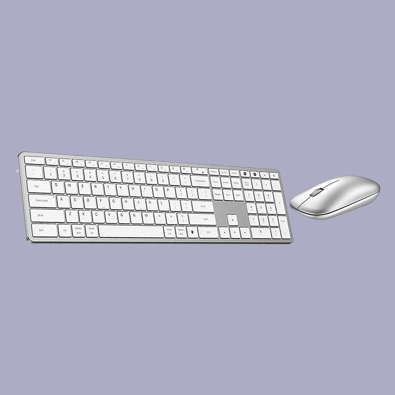 Comfortable Compact Quiet Office Keyboard Mouse Combo