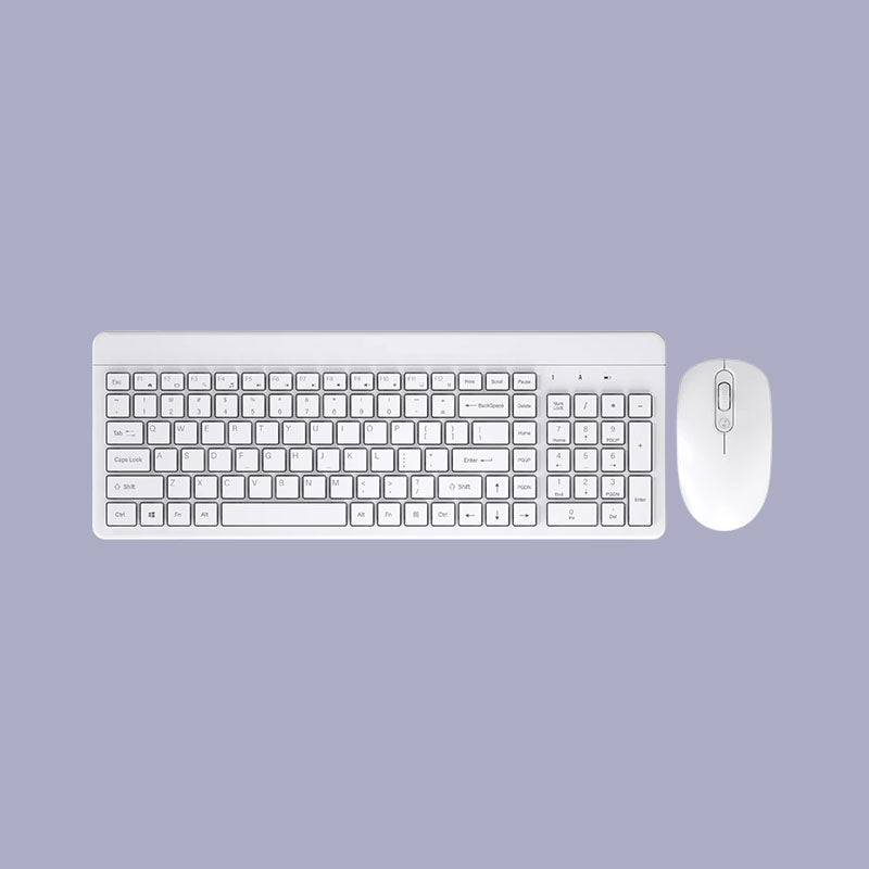 Flexible Smooth Retro Office Keyboard Mouse Combination