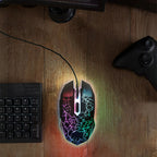 Retro Compact Office Keyboard Mouse Combination