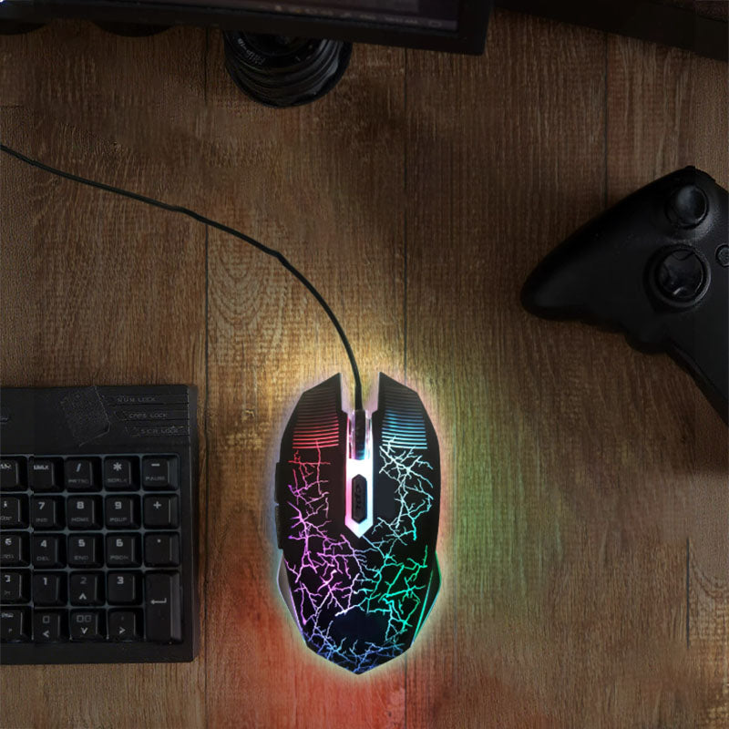 Retro Compact Office Keyboard Mouse Combination