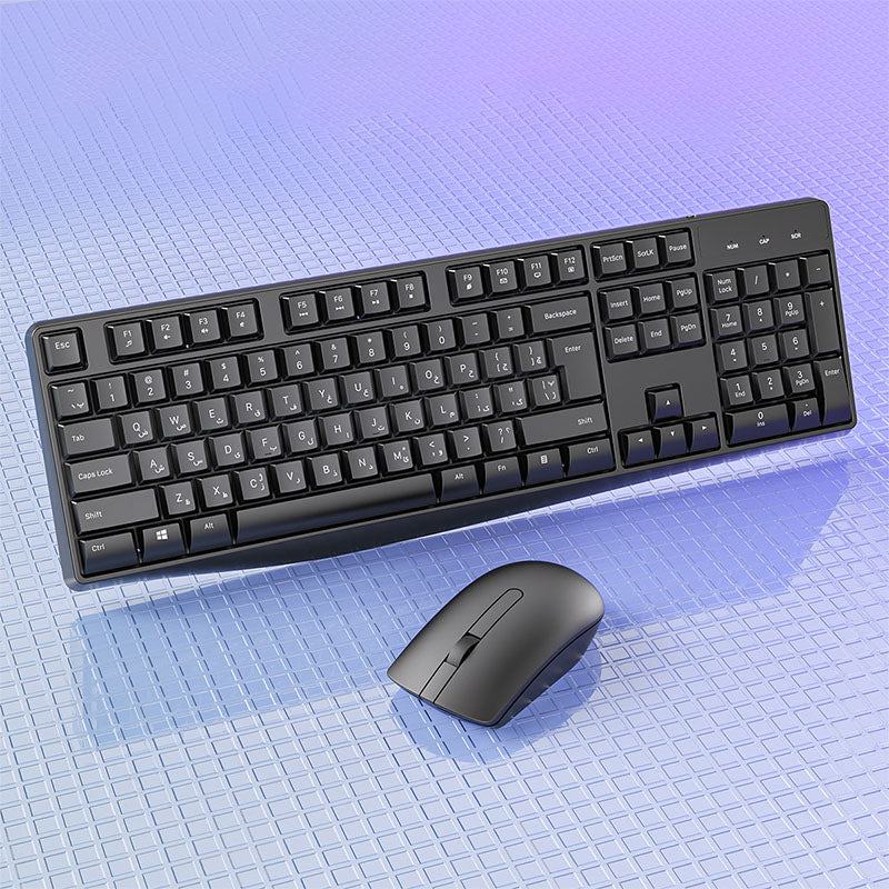 Simple Flexible Retro-Style Keyboard Mouse Combo