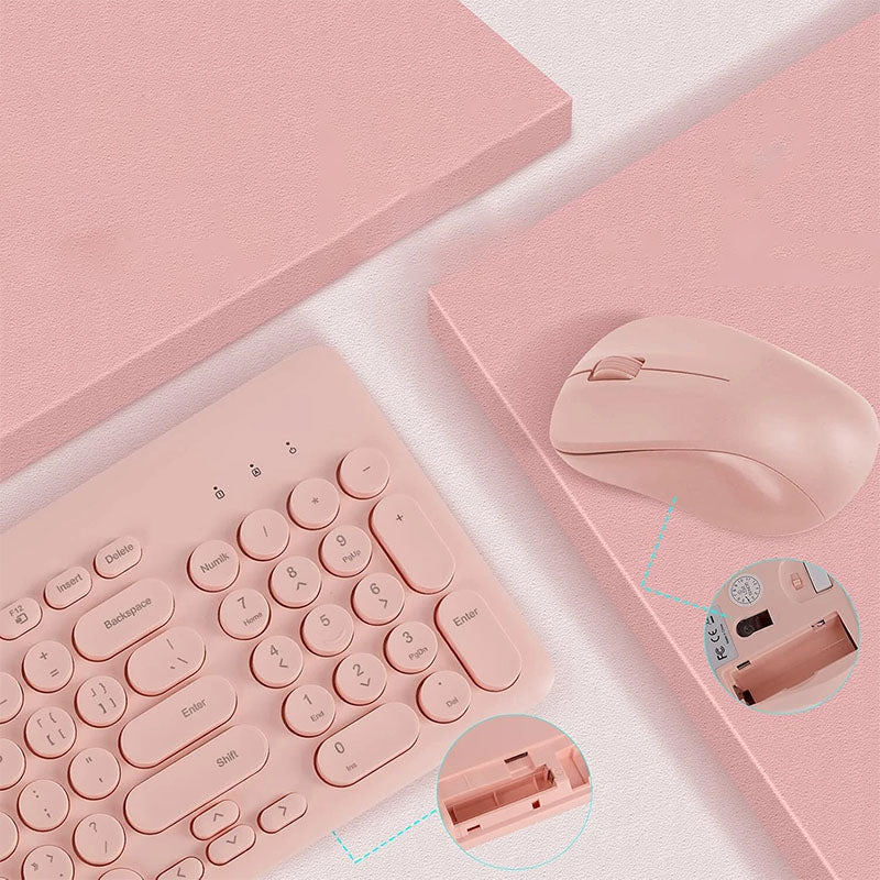 Simple Retro Smooth Home Keyboard Mouse Combo