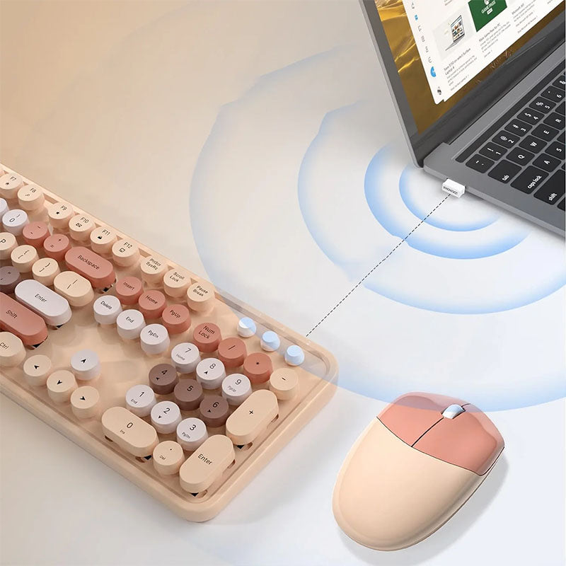 Slim Flexible Office Keyboard Mouse Combo