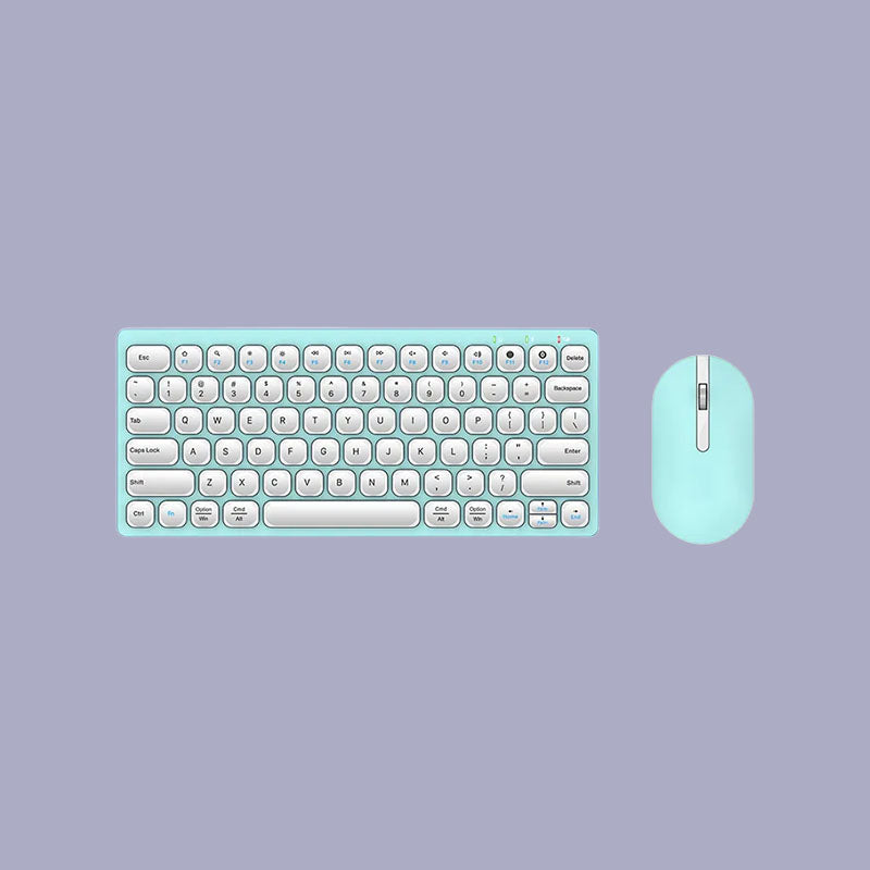 Smooth Light Compact Home Keyboard Mouse Combo