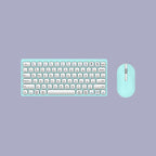 Smooth Light Compact Home Keyboard Mouse Combo