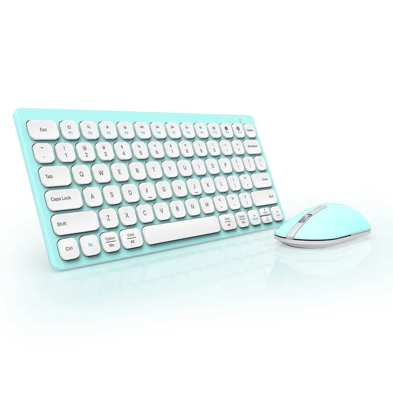 Smooth Light Compact Home Keyboard Mouse Combo