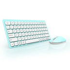 Smooth Light Compact Home Keyboard Mouse Combo
