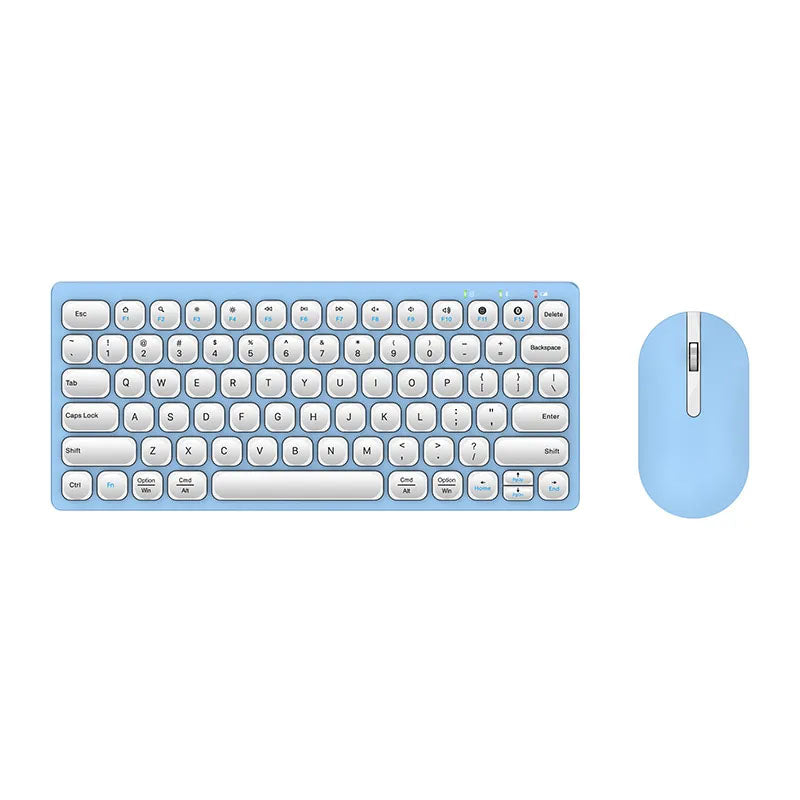 Smooth Light Compact Home Keyboard Mouse Combo