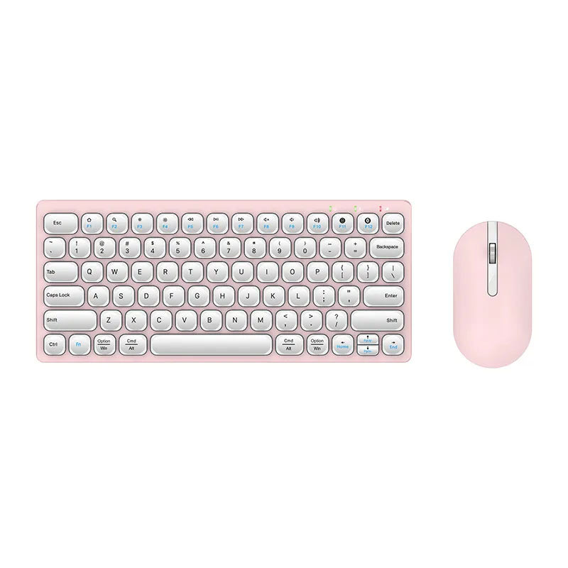 Smooth Light Compact Home Keyboard Mouse Combo
