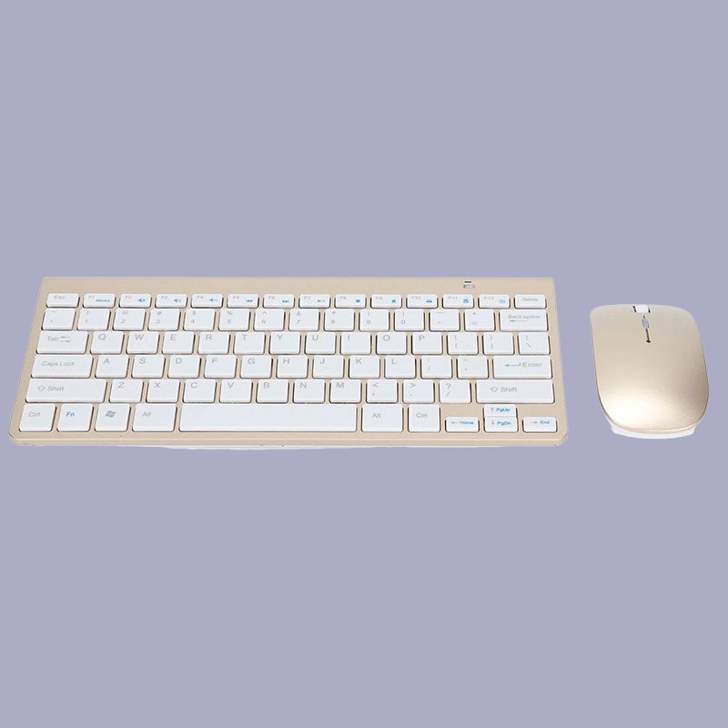 Vintage Slim Simple Office Keyboard Mouse Combination