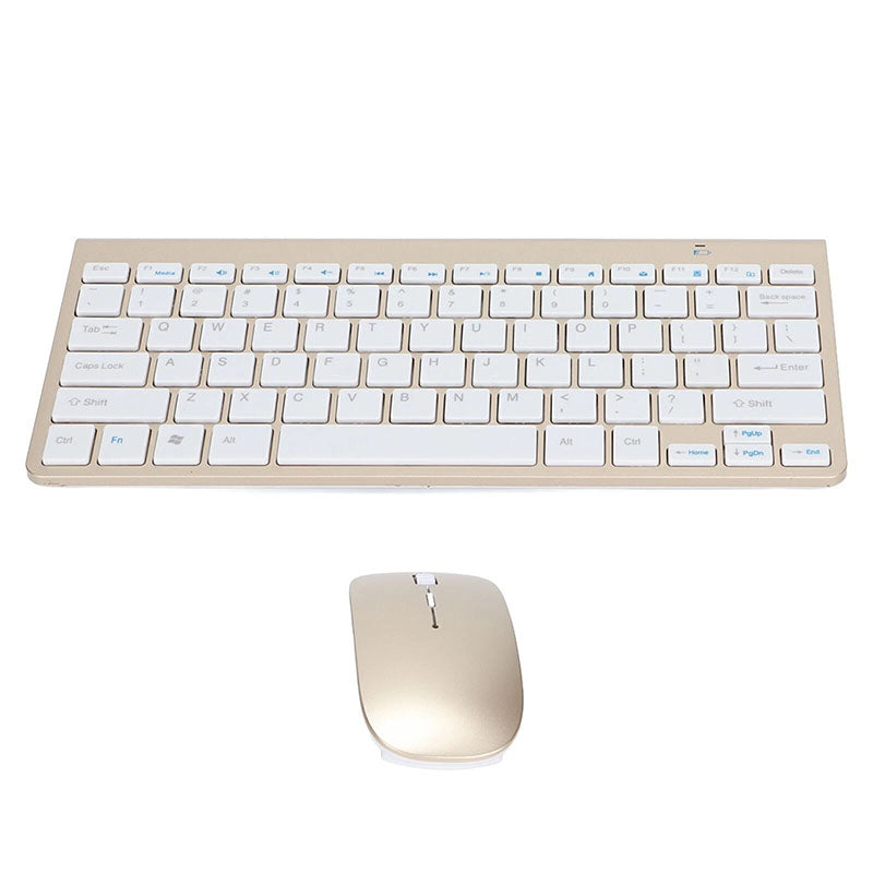 Vintage Slim Simple Office Keyboard Mouse Combination