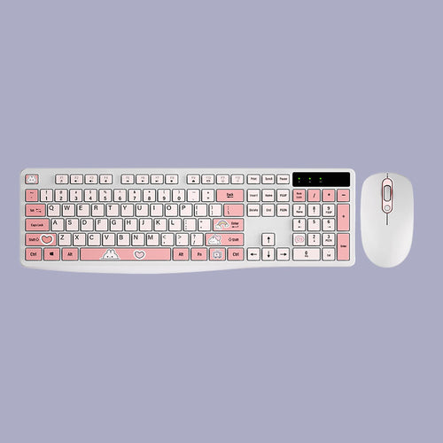 Compact Flexible Silent Office Keyboard Mouse Combination