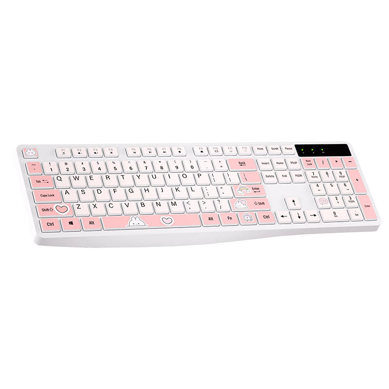 Compact Flexible Silent Office Keyboard Mouse Combination