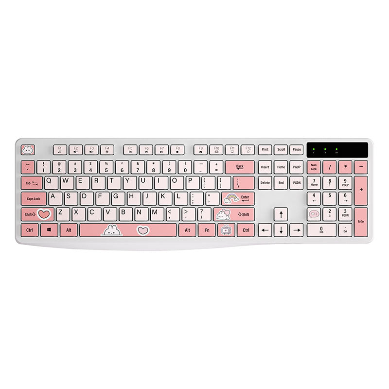 Compact Flexible Silent Office Keyboard Mouse Combination
