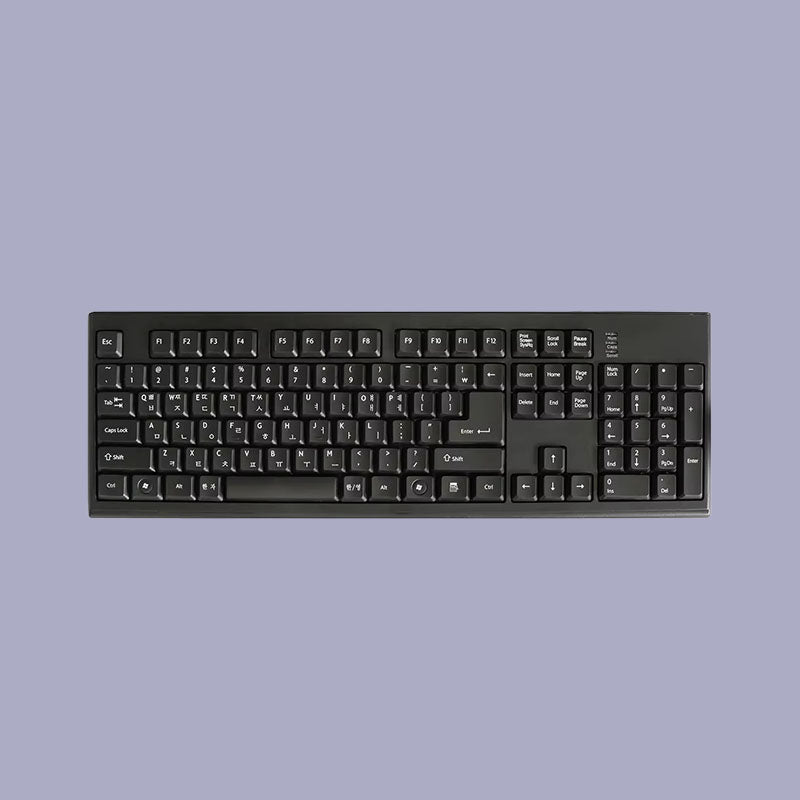 Smooth Compact Office Keyboard Computer Keyboard