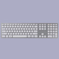 Smooth Light Office Keyboard Computer Keyboard