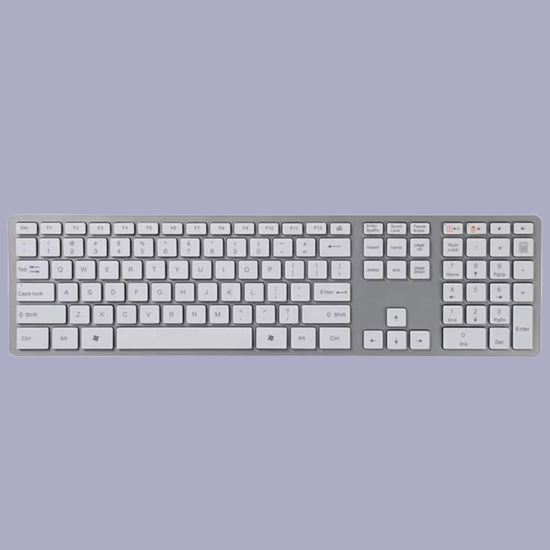 Smooth Light Office Keyboard Computer Keyboard