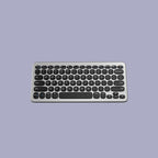 Vintage Thin Light Office Keyboard Computer Keyboard
