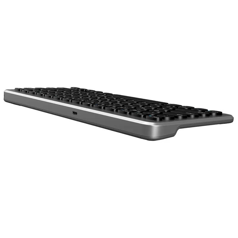 Vintage Thin Light Office Keyboard Computer Keyboard