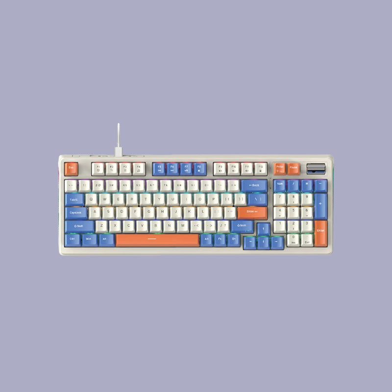 Flexible Smooth Retro Office Keyboard Computer Keyboard