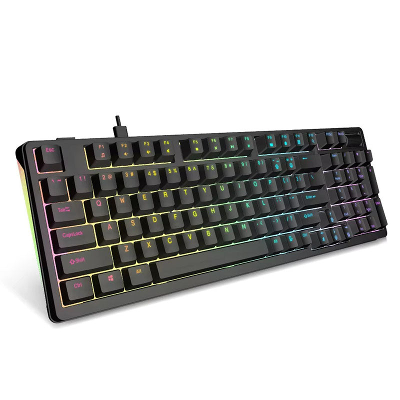 Flexible Smooth Retro Office Keyboard Computer Keyboard