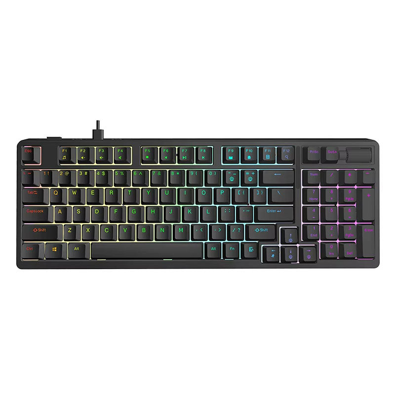 Flexible Smooth Retro Office Keyboard Computer Keyboard