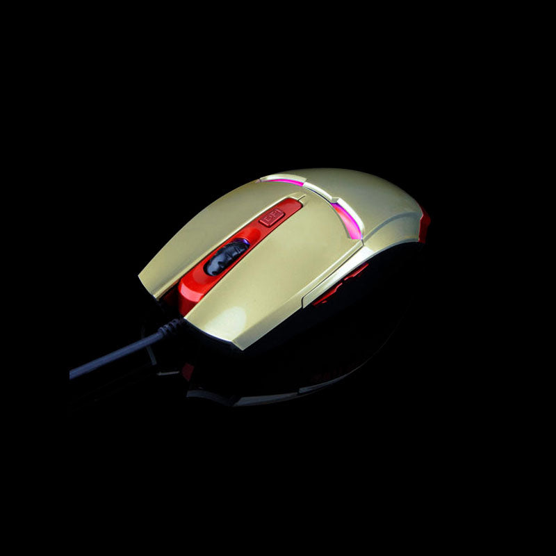 Dual-Use Wired Mouse for Office and Gaming