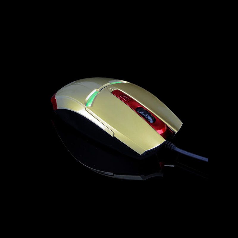 Dual-Use Wired Mouse for Office and Gaming