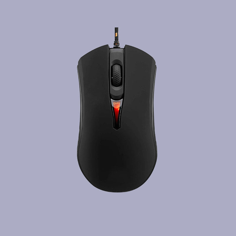 Ergonomic Wired Mouse with Soft Buttons Comfortable and Durable
