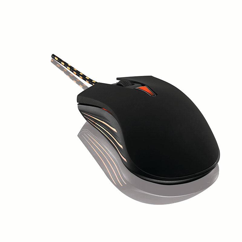 Ergonomic Wired Mouse with Soft Buttons Comfortable and Durable