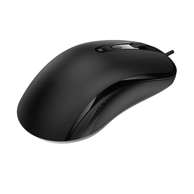 Ergonomic Wired Mouse with Comfortable Grip Silent Buttons