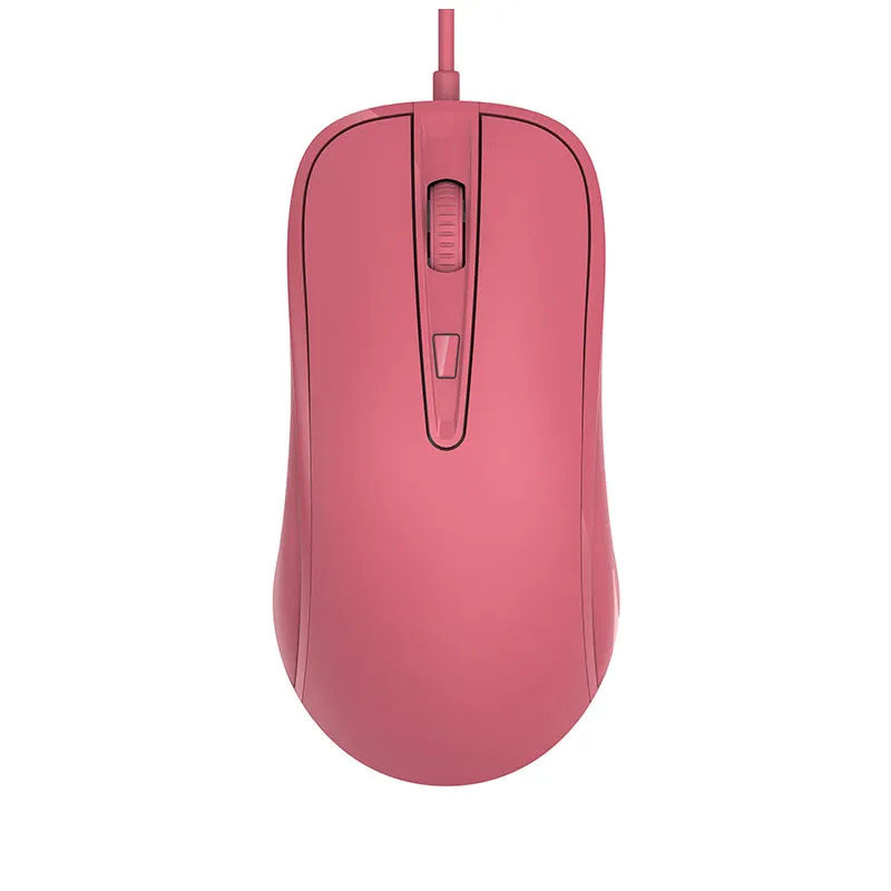 Ergonomic Wired Mouse with Comfortable Grip Silent Buttons