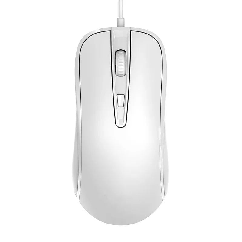 Ergonomic Wired Mouse with Comfortable Grip Silent Buttons