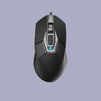 High-Sensitivity Wired Mouse with Anti-Slip Grip