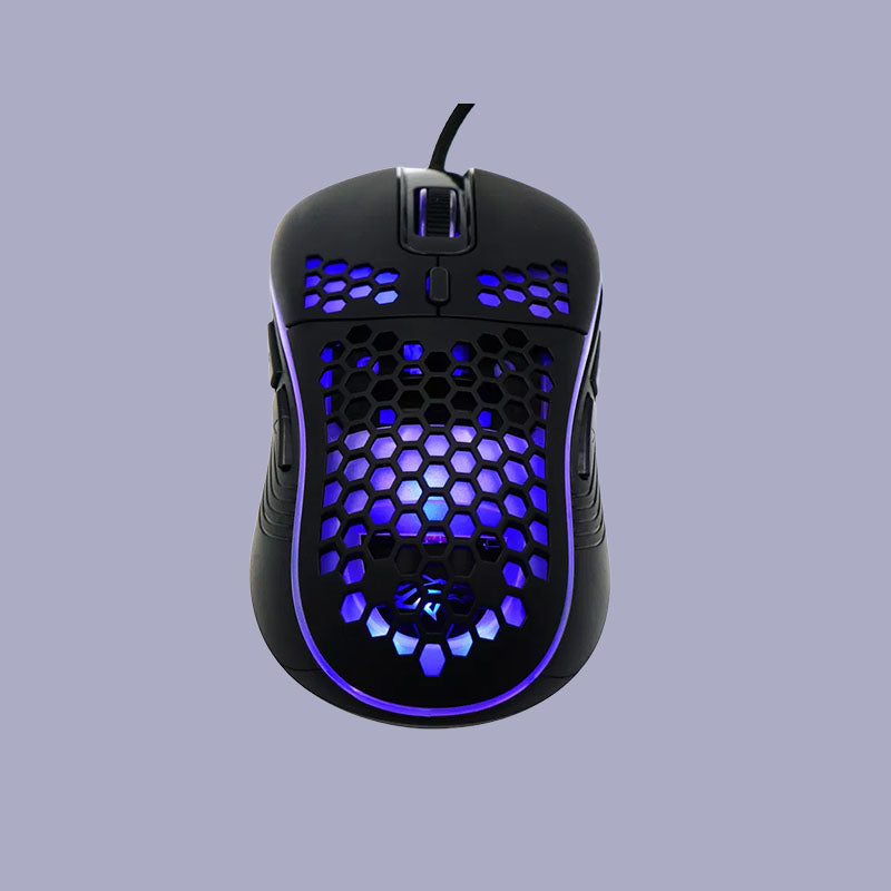 Wired Mouse with Ergonomic Soft Button Design
