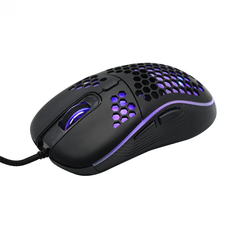 Wired Mouse with Ergonomic Soft Button Design