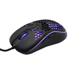 Wired Mouse with Ergonomic Soft Button Design