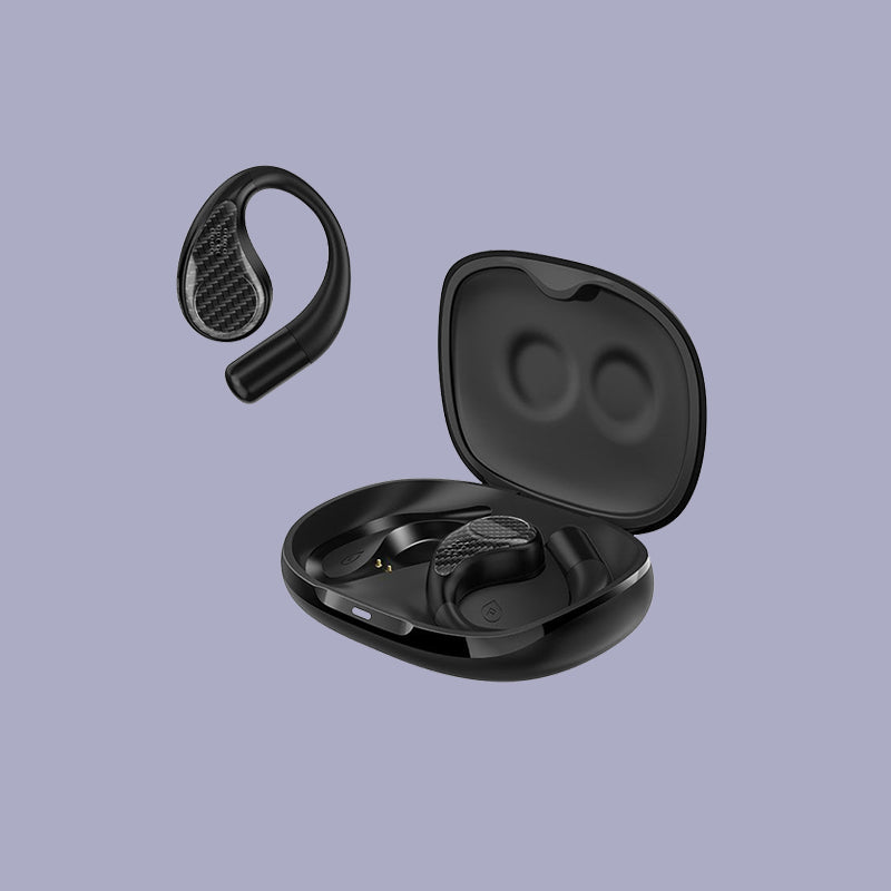 Earhook True Wireless Earbuds with Protective Charging Case