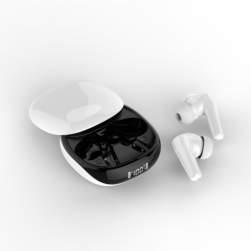 TWS Earbuds with LED Battery Display Case Deep Bass Comfortable Fit