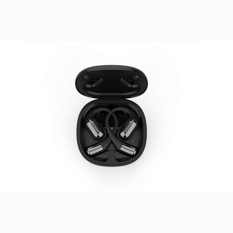 Earhook True Wireless Earbuds Charging Case Secure Fit for Workouts