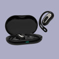 Earhook TWS Earbuds LED Light Charging Case Clear Calls