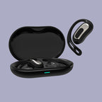 Earhook TWS Earbuds LED Light Charging Case Clear Calls