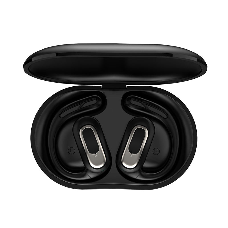 Earhook TWS Earbuds LED Light Charging Case Clear Calls