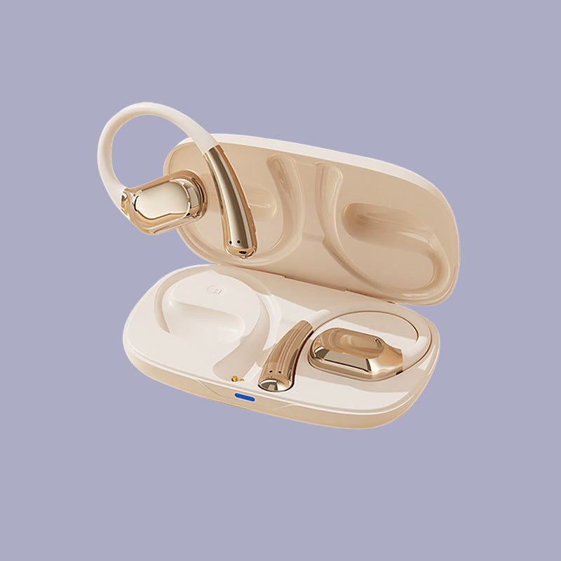 Earhook True Wireless Earbuds Stylish Charging Case Long Battery Life