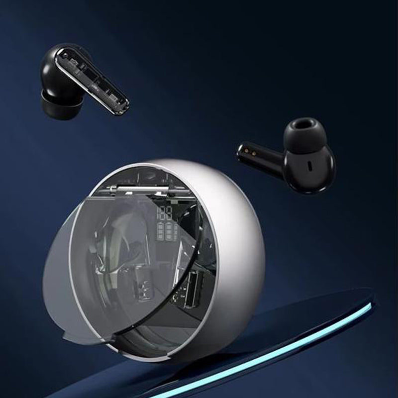 Luxury TWS Earbuds Transparent Charging Case Premium Audio Quality
