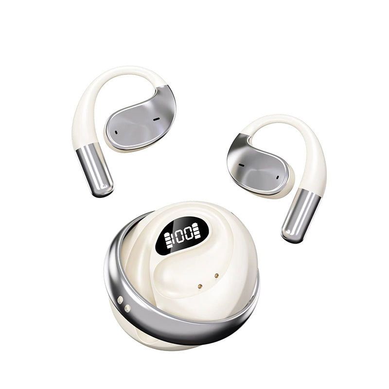 Earhook TWS Earbuds with LED Display Charging Case Bluetooth