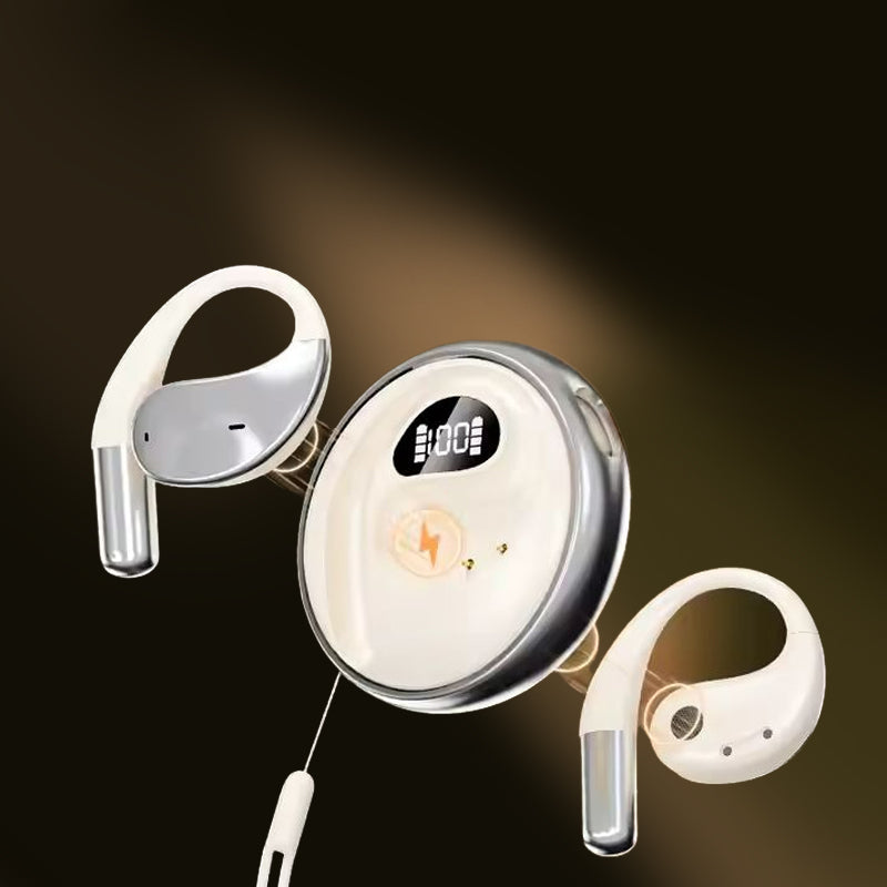 Earhook TWS Earbuds with LED Display Charging Case Bluetooth
