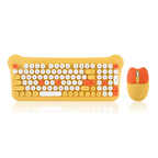 Wireless Cute Colorful Punk Keyboard and Mouse Set