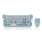 Wireless Cute Colorful Punk Keyboard and Mouse Set